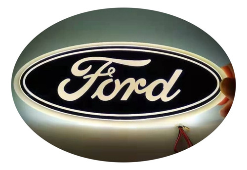 Luz Led Con Logotipo De Coche Con Emblema Ford Genial 23*9cm