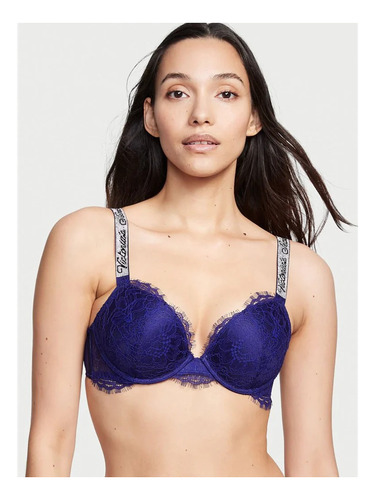 Victorias Secret Brassiere Push Up Con Brillos 34d