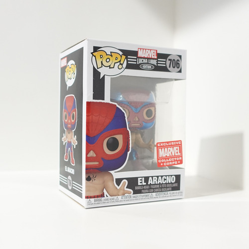 Funko Pop! Marvel Lucha Libre - El Aracno 706 Exclusivo (Usado)