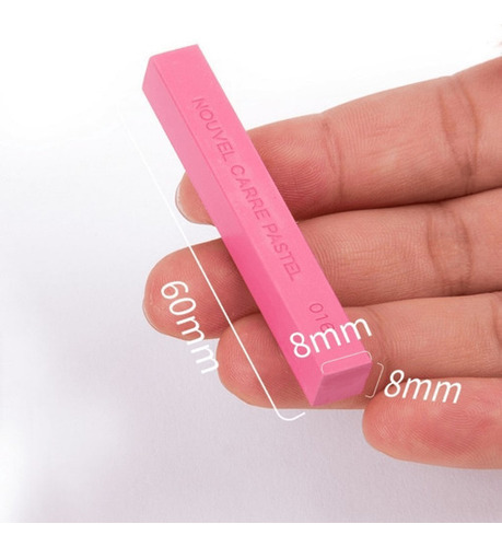 Giz Pastel Seco Sakura Nouvel Carré Com 12 Cores