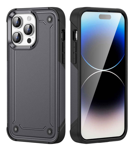 . Funda Tekku Tough Cover Para iPhone 15 Pro Max Negra