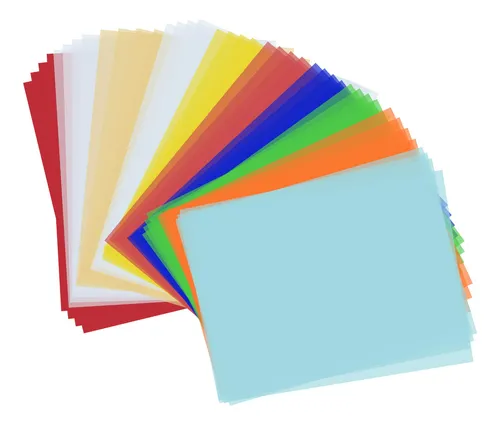Papel Vitela De Color De 8.5 X 11 Pulgadas, 50 Hojas De Pape