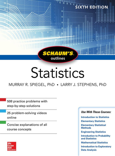 Libro Schaumøs Outline Of Statistics, Sixth Edition Edicion