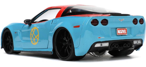2006 Corvette Z06 Con Dr. Strange Figure 1:24 Escala Diecast