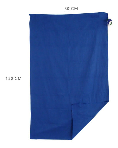 Toalha De Microfibra - Begônia - 80cm X 130cm Azul