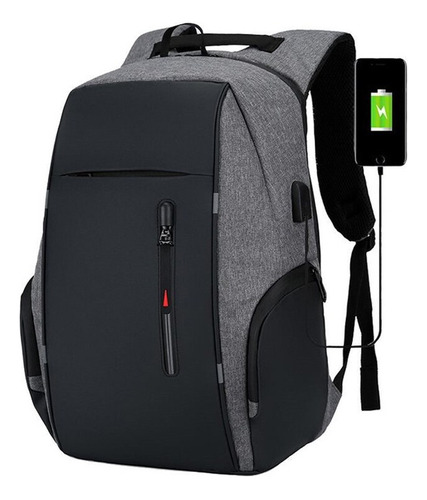 Mochila Maleta Amphora Notebook Antirrobo Con Puerto Usb