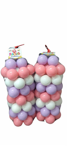 Bf Toys 100 Pelotas Para Alberca Color Lila Y Rosa Para Bebé