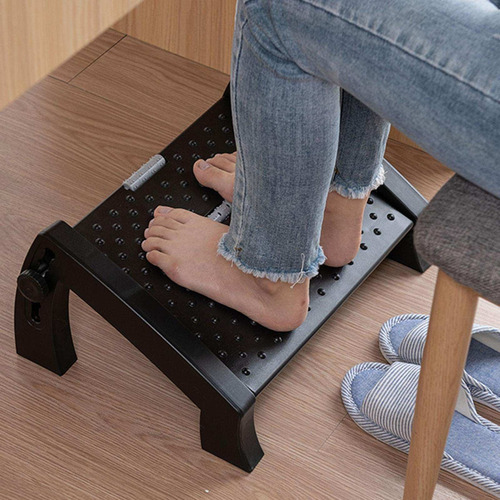 Descanso De Pie Ajustable Para El Escritorio En El Trabajo,