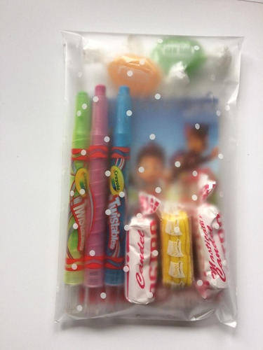 Imagen 3 de 3 de Bolsa Sorpresitas Cierre Adhesivo 10x15 Lunares, Pack X 35