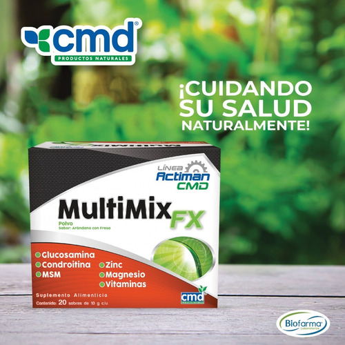 Multimix Fx Sobres | Glucosamina Condroitina Msm Zinc Mg |