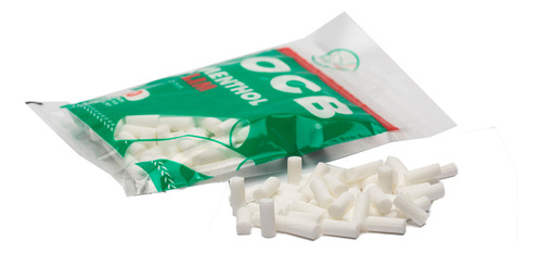 Filtro Ocb Menthol Slim 6mm Display Com 10 Pacotes