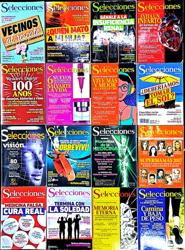 P-3 16 Revistas Recientes De Selecciones Del Reader's Digest (Usado)