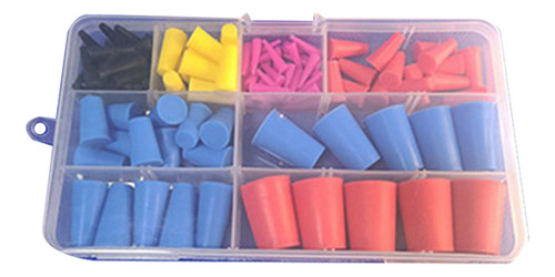 Kit De Tapones Cónicos De Caucho De Silicona De 200 Piezas,