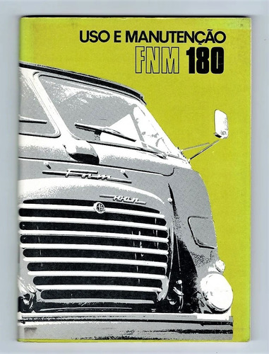 Manual Proprietario Caminhao Fnm 180 - 1972 - Original