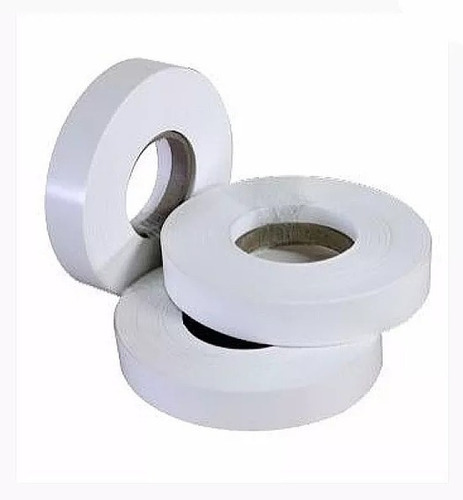 Imagem 1 de 1 de 3 Rolos Fita De Borda 64mm Branco 50 Metros Cada - Abraplac