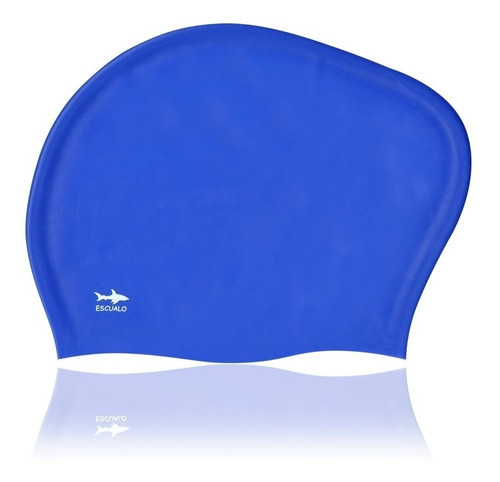 Gorras Para Natación Modelo Lady Cap Color Azul - Escualo Color Azul Talla Adulto Diseño De La Tela Liso