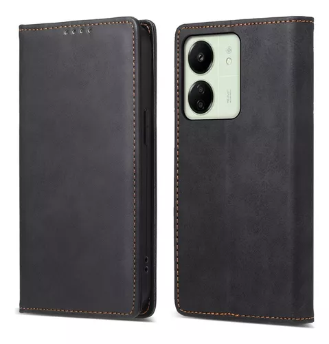 Comprar Para Xiaomi Redmi 13C Redmi13C Funda con tapa Funda de cuero PU  para teléfono con billetera