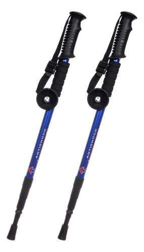 Baston De Trekking X 2 Mango Recto Telescopico Antishock 