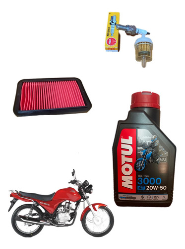 Kit De Afinacion Sencillo Para Moto Honda Gl 150 Cargo