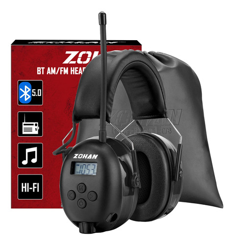 Zohan 033 Auriculares Bluetooth De Radio Am/fm Con Bateria R