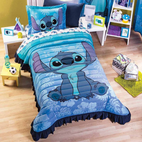 Colcha Con Fundas Stitch Matrimonial Concord