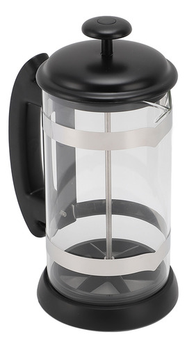 Cafetera French Press De Vidrio Y Acero Inoxidable De 1000 M