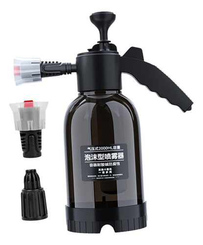 Pulverizador De Bomba De Espuma Automática De 2,0 L, Negro