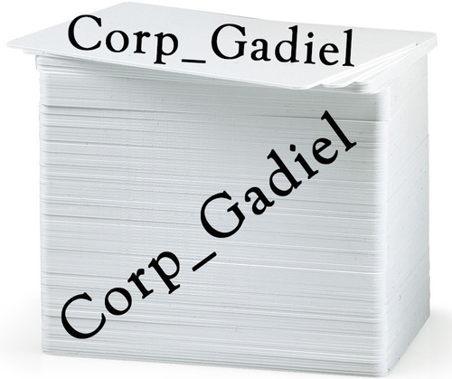 Tarjeta Pvc Para Carnets Y Sublimar.