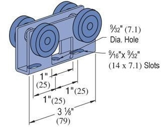 Sistema De Ducha Genuino Unistrut P2750-eg Conjunto De Carro