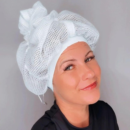 1 Paquete-gorro Soulta De Red Para Secar El Cabello Rizado