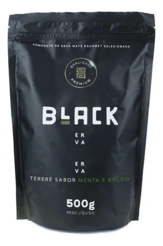 Erva Mate Terere Black Erva Qualidade Premium 500g Sabores