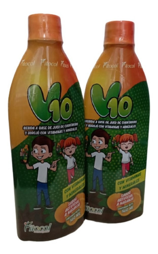 X 2 V10 Multivitamínico Niños - Unidad a $47500