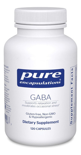 Gaba 700 Mg Pure Encapsulations Pure Encapsulations 120 Caps