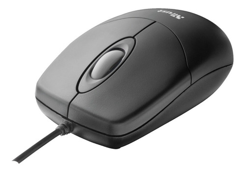 Mouse Mini Óptico Con Cable Trust Basi Negro