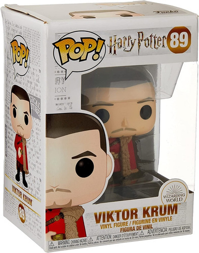 Funko Pop! Harry Potter: Viktor Krum Yule 89 Caja C/detalle