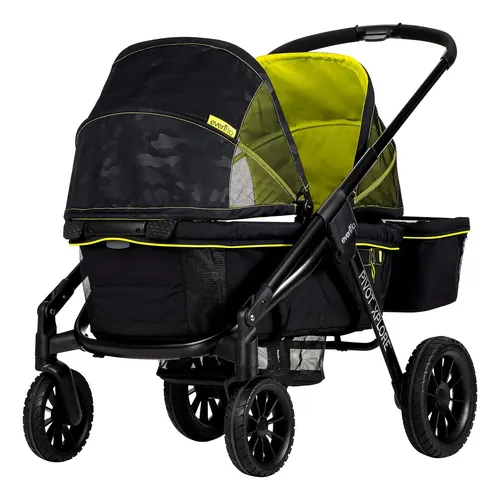 Cochecito Todoterreno Wayfarer Black Evenflo Pivot Xplore