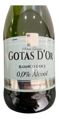 Imagem 5 de 6 de Espumante Sem Álcool Gotas D'or De Uva Branca Garibaldi