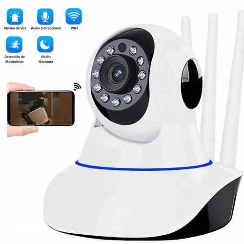 Cámara Seguridad 24 Horas Negocio Hogar Audio Video Hd Wifi