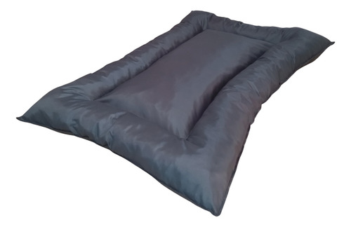 Pack 2 Colchonetas Colchon Cama 1 M X 70 Cm Gris Topo Liso