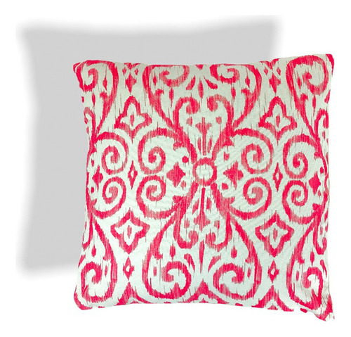 Cojín 45x45cm Fucsia Blanco Home Living