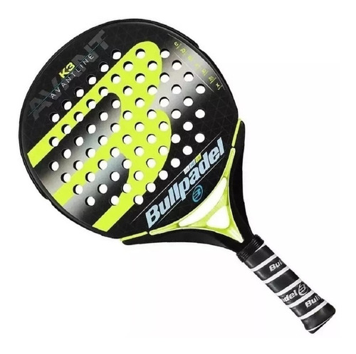 Paleta de pádel  Bullpadel K3 Avantline 2019 color negro/amarillo