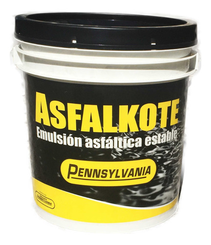 Asfalkote 18kgs Común Pennsylvania Emulsión Asfáltica