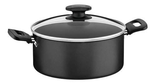 Cacerola Olla 20cm Teflon Tapa Vidrio Loreto Tramontina