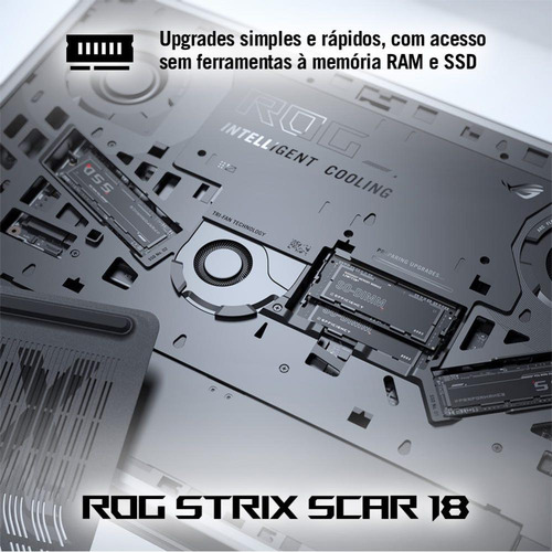 Notebook Rog Strix Scar 18 Rtx5090 Core Ultra 9 64gb 4tb W11 Off Black