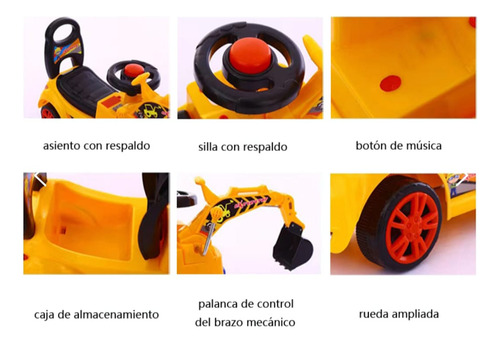 Corre Pasillo Excavadora Con Luz Y Sonido