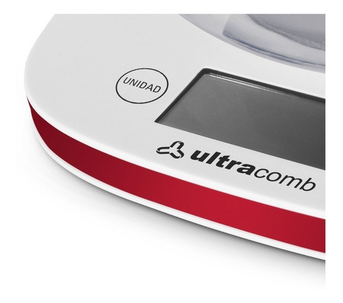 Imagen 5 de 5 de Balanza de cocina digital Ultracomb BL-6002 pesa hasta 3kg