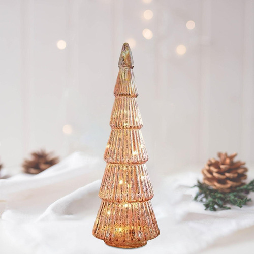 Adorno De Luz De Noche De Árbol De Navidad Rosado