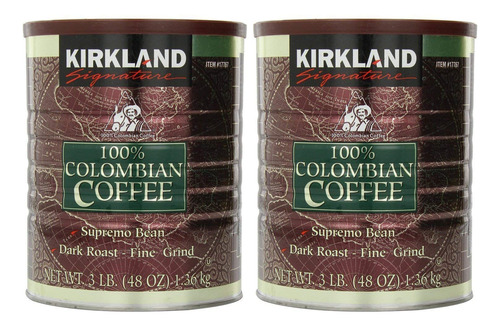 Kirkland Signature Café 100% Colombiano Supremo Grano Tost.