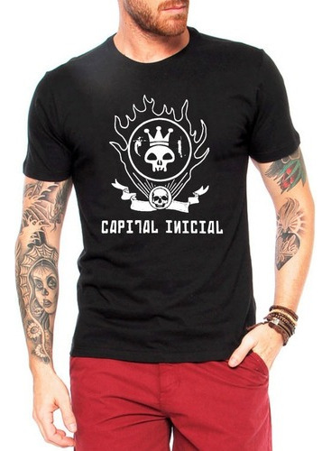 Camiseta Camisa Rock Banda Capital Inicial Estampada