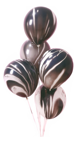 Globos Latex Marmoleado Inflado 